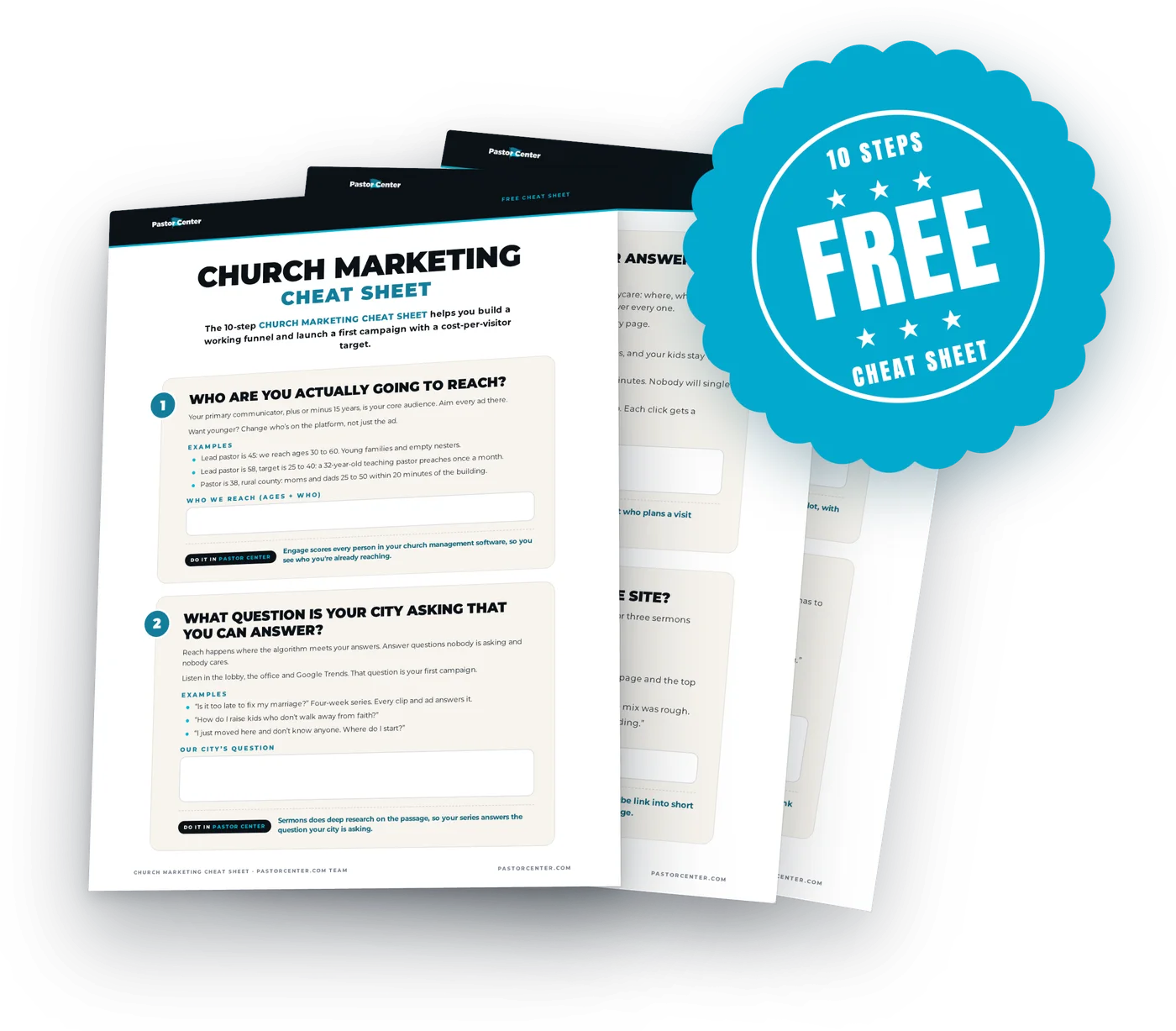 Church Marketing Cheat Sheet — A working funnel and a first campaign